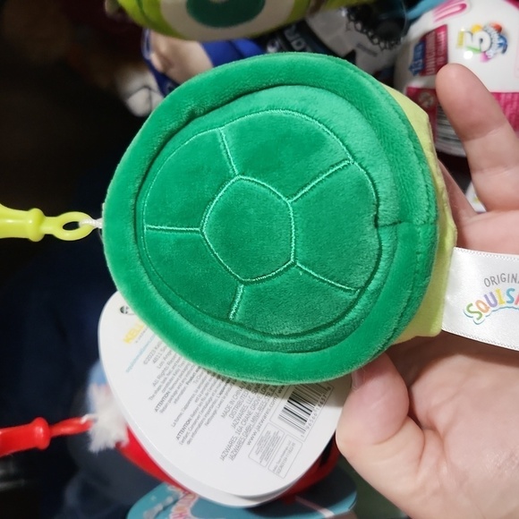 Squishmallow Henry Turtle Keychain New - Picture 3 of 5